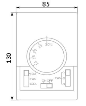 Flowair Regulator obrotów TS 3-stopniowy z termostatem - 10996 2