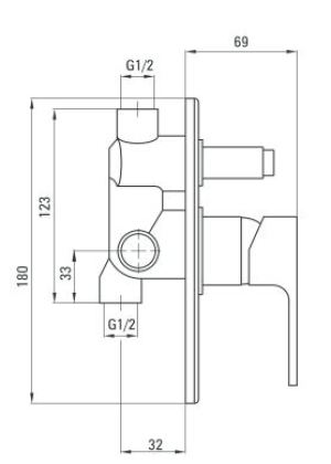 Zestaw prysznicowy Deante Anemon chrom  (NAC 09AP) 3