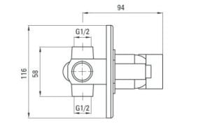 Zestaw prysznicowy Deante Anemon chrom  (NAC 09AP) 4