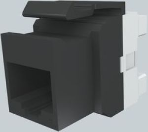 Molex PN moduł Keystone 1xRJ45 (WE8W), UTP, 568A/B, PowerCat 6, czarny (KSJ-00033-04) 1