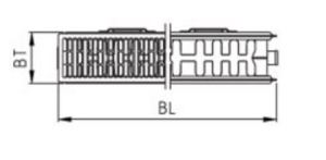 Kermi Grzejnik Therm X2 554x900 modernizacyjny - FK022D509 2