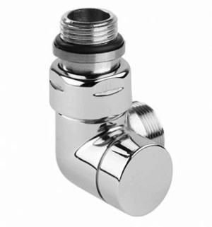 Terma Zawór odcinający trójosiowy GW 1/2\" chrom - TGZOCR003 1