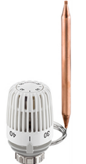 Heimeier Głowica termostatyczna K z czujnikiem przylgowym biała ze sprężyną (6402-00.500) 1
