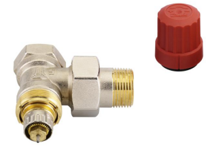 Danfoss Zawór termostatyczny z nastawą wstępną RDT-N DN20 kątowy - 013L3705 1
