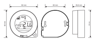 Euroster Regulator temperatury Q7 TX (EQ7TXRX) 2