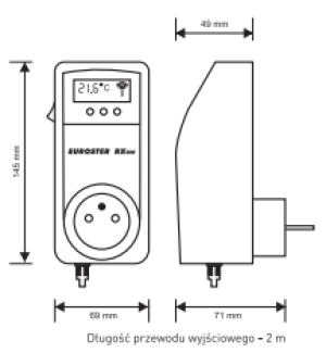 Euroster Regulator temperatury Q7 TX (EQ7TXRX) 3