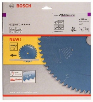 Bosch Tarcza pilarska Expert 216x30x2,4mm for Multi Material (2608642493) 2