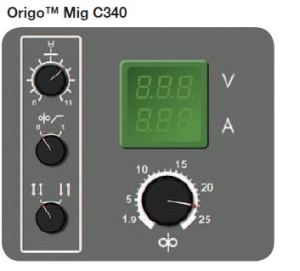 Esab Spawarka półautomat Origo Mig C340 PRO 4WD + przyłbica WARIOR TECH + rękawice 0479100278 4