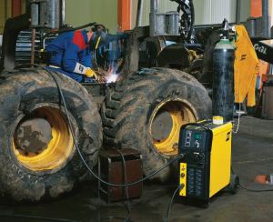 Esab Spawarka półautomat Origo Mig C340 PRO 4WD + przyłbica WARIOR TECH + rękawice 0479100278 6