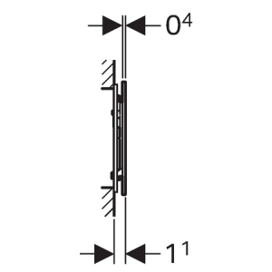 Przycisk spłukujący Geberit Sigma 70 do WC biały (115.620.SI.1) 3