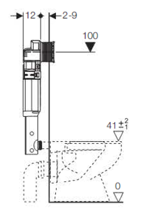 Stelaż Geberit Spłuczka podtynkowa Sigma bez stelaża 6/3L (109.300.00.5) 3