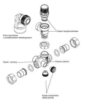 Husty Zespół bezpieczeństwa SYROBLOC 330 DN15 6 bar - 0330.15.154 4