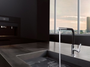 Bateria kuchenna Kludi L-ine S stojąca czarna (408518775) 2