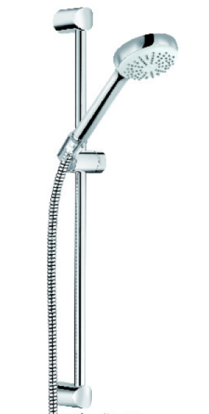 Zestaw prysznicowy Kludi Logo przesuwny chrom (6816005-00) 1