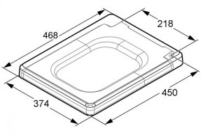 Deska sedesowa Kludi Plus wolnoopadająca biała (49WCS43) 2