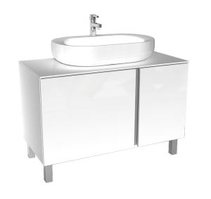 Koło Szafka podumywalkowa Domino XL 96cm biały połysk (89310) 1