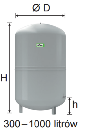 Reflex Zbiornik membranowy N 500L C.O. - 8218300 2