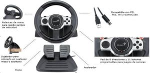 Kierownica Genius Trio Racer F1 PC/PS3/Wii/GC 3