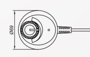 Red Grzałka do bojlera z termostatem GRBT 2000W 6/4" R231201004 4