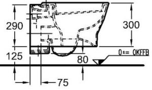 Miska WC Keramag Silk wisząca (203650-000) 3