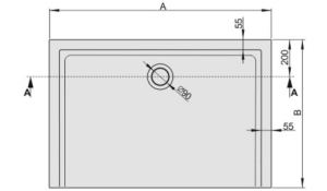 Brodzik Sanplast Space Mineral prostokątny 140 cm x 90 cm (645-290-0570-01-000) 3