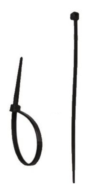 Dedra Opaski zaciskowe nylonowe 2,5x100mm czarne 100szt. - 11C25102 1