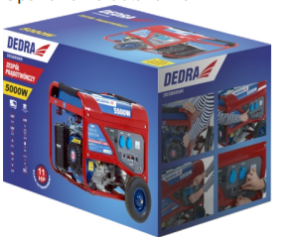 Agregat Dedra DEGB6500K 5500 W 1-fazowy 2