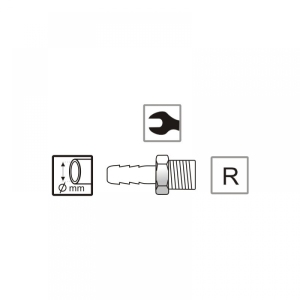 Pansam Przyłącze 1/4" 10mm  (A535325) 2