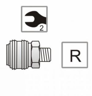 Pansam Szybkozłącze 1/2" 1/4"  (A535404) 4