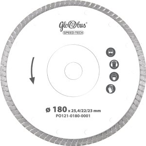 Globus Piła diamentowa SPEED-TECH 230x22,23 - PO121-0230-0001 1