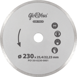 Globus Piła diamentowa do cięcia na sucho CER-TECH 115x22,2 - PO130-0115-0001 1