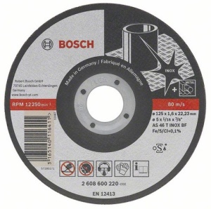 Bosch Tarcz tnąca prosta BEST FOR INOX Rapido 125mm (2.608.600.549) 1