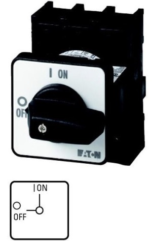 Eaton Rozłącznik On/Off P1-32/E 0-1 3P 32A 079065 1