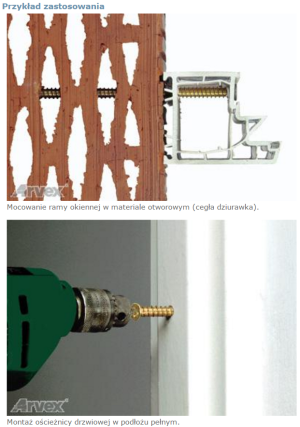 Arvex Łącznik do mocowania ościeżnic SO 7,5x92mm - 3029.2002 9