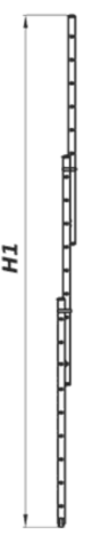 Drabex Drabina wolnostojąca dwustronna aluminiowa 9 stopniowa (DR4209) 6