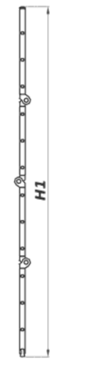 Drabex Drabina aluminiowa uniwersalna 476cm 4x4 szczeble - 6003 13