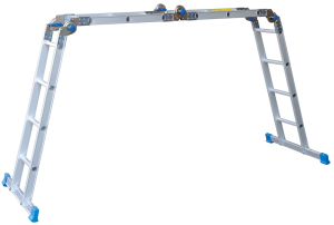 Drabex Drabina aluminiowa uniwersalna 476cm 4x4 szczeble - 6003 2