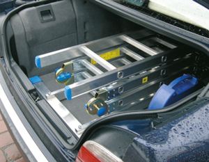 Drabex Drabina aluminiowa uniwersalna 476cm 4x4 szczeble - 6003 7