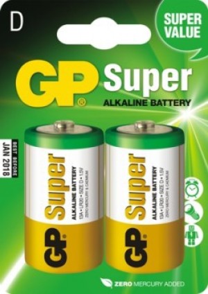 GP Bateria Super D / R20 2 szt. 1