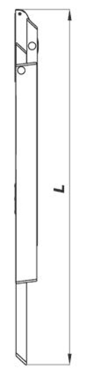 Drabex Drabina wolnostojąca jednostronna aluminiowa 3 stopniowa (DR8022) 2