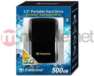Dysk zewnętrzny SSD Transcend 500 GB Czarny (TS500GSJ25D3) 2