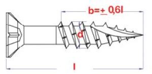 PGB Wkręt do drewna i płyt T25 5,0x90mm żółty ocynk PWVTGK50090 GZ 3