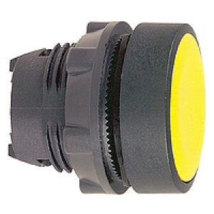 Schneider Electric Glowica przycisku żółta kryta Ø22 z samodzielnym powrotem - ZB5AA5 1