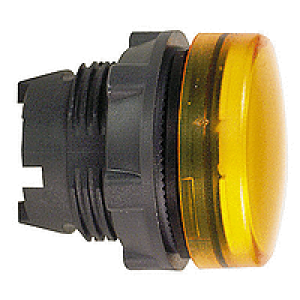 Schneider Electric Głowka wskaźnika świetlenego Ø22 żółta soczewka zwykła LED - ZB5AV053 1