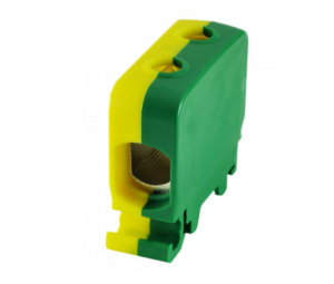 Simet Złączka szynowa AL-CU 1,5-50mm2 TS 35, gwintowana do przewodów ZGG żółto-zielona 1szt. 1