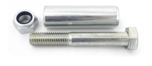 Zabi Koło metalowo-gumowe z zestawem montażowym 200mm - 61 2