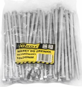 WKRĘT DO DREWNA NA KLUCZ OCYNKOWANY 82501 8*70MM [jm.KG] - 501 8*70 ZN 3