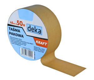 Deka Taśma pakowa papierowa KRAFT 48mm 50mb 1