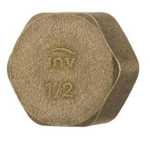 Invena Zaślepka mosiężna 1/2" - ZM-13-015 2