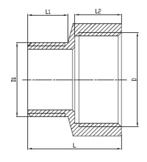 Invena Redukcja nakrętno–wkrętna gwint wewn./ zewn. 3/4x1/2" - ZM-10-153 2